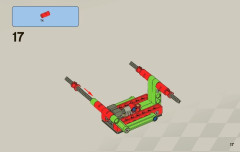 LEGO 9095 instructions page 17 – build guide