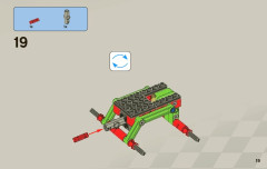 LEGO 9095 instructions page 19 – build guide