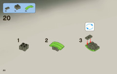 LEGO 9095 instructions page 20 – build guide