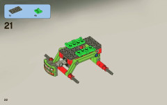 LEGO 9095 instructions page 22 – build guide