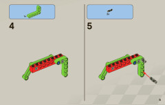 LEGO 9095 instructions page 5 – build guide
