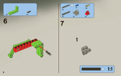 LEGO 9095 instructions page 6 – build guide
