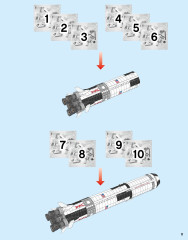 LEGO 92176 instructions page 11 – build guide