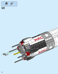 LEGO 92176 instructions page 72 – build guide