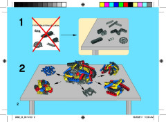 LEGO 9390 instructions page 2 – build guide