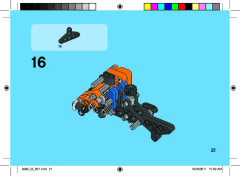 LEGO 9390 instructions page 21 – build guide