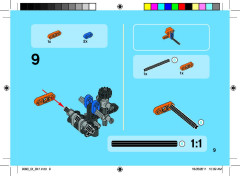 LEGO 9390 instructions page 9 – build guide