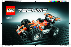 LEGO 9390 instructions page 1 – build guide