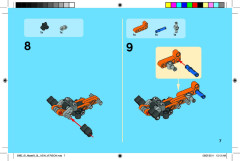 LEGO 9390 instructions page 7 – build guide