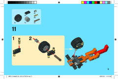 LEGO 9390 instructions page 9 – build guide