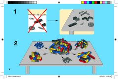 LEGO 9391 instructions page 2 – build guide