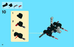 LEGO 9392 instructions page 12 – build guide