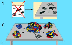 LEGO 9392 instructions page 2 – build guide