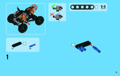 LEGO 9392 instructions page 3 – build guide