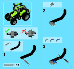 LEGO 9393 instructions page 3 – build guide