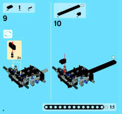LEGO 9393 instructions page 8 – build guide