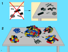 LEGO 9395 instructions page 2 – build guide
