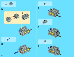 LEGO 9395 instructions page 42 – build guide
