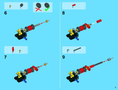 LEGO 9395 instructions page 9 – build guide
