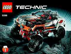 LEGO 9398 instructions page 1 – build guide
