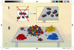 LEGO 9440 instructions page 2 – build guide