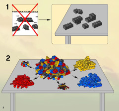 LEGO 9442 instructions page 2 – build guide