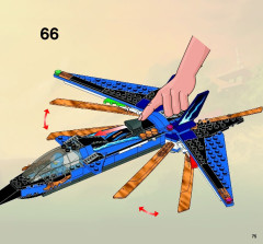 LEGO 9442 instructions page 75 – build guide