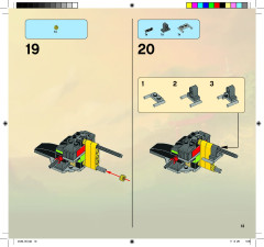 LEGO 9443 instructions page 13 – build guide