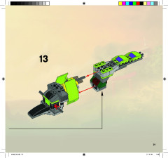 LEGO 9443 instructions page 21 – build guide