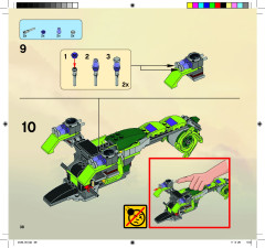 LEGO 9443 instructions page 38 – build guide