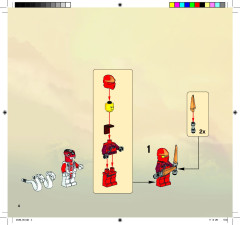 LEGO 9443 instructions page 4 – build guide