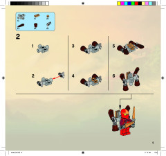 LEGO 9443 instructions page 5 – build guide