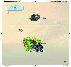 LEGO 9443 instructions page 65 – build guide