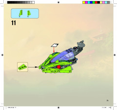 LEGO 9443 instructions page 71 – build guide