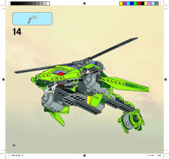 LEGO 9443 instructions page 74 – build guide