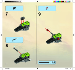 LEGO 9443 instructions page 8 – build guide