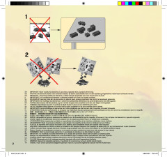 LEGO 9444 instructions page 2 – build guide