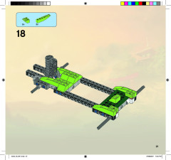 LEGO 9444 instructions page 21 – build guide