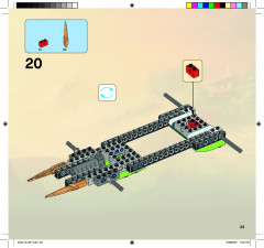 LEGO 9444 instructions page 23 – build guide