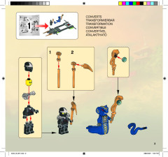 LEGO 9444 instructions page 3 – build guide