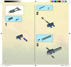 LEGO 9444 instructions page 4 – build guide