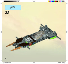 LEGO 9444 instructions page 40 – build guide