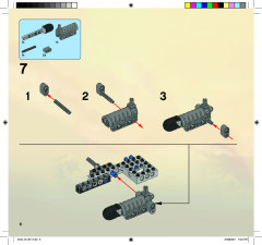 LEGO 9444 instructions page 6 – build guide