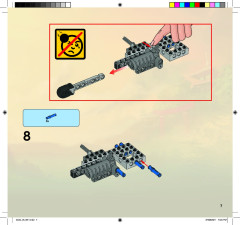 LEGO 9444 instructions page 7 – build guide