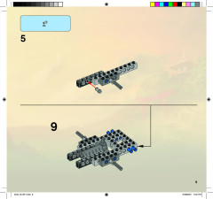 LEGO 9444 instructions page 9 – build guide
