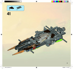 LEGO 9444 instructions page 11 – build guide