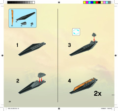 LEGO 9444 instructions page 24 – build guide