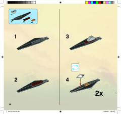 LEGO 9444 instructions page 26 – build guide