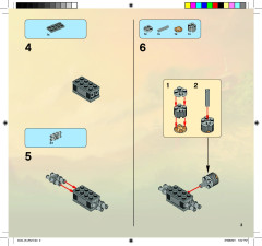 LEGO 9444 instructions page 3 – build guide