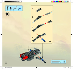 LEGO 9445 instructions page 24 – build guide